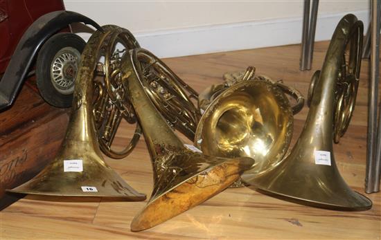 Four French horns
